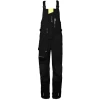 Couleur : Noir Salopette de quart Inshore doublure mesh par Bermudes, Noir/Gris foncé - Taille S