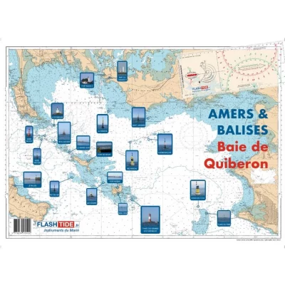 Carte 9999 des amers et balises pour le permis hauturier - FlashTide