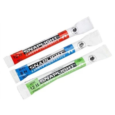 Lot de 3 b�tons lumineux Cyalume 3 couleurs par Plastimo fonctionnel m�me apr�s immersion - Cyalume