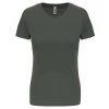 Couleur : Kaki Tee-shirt technique manches courtes Femme 140 g par Proact, Kaki - Taille XS