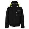 Couleur : Noir Blouson de quart doublure mesh Inshore par Bermudes, Noir/Gris Foncé - Taille S