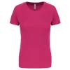 Couleur : Fuchsia Tee-shirt technique manches courtes Femme 140 g par Proact, Fuchsia - Taille XS