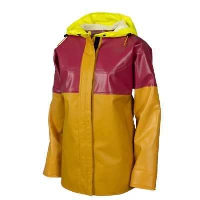 Veste ciré Isomuse Femme Cap Coz / Nylpêche Jaune/Rose - Guy Cotten