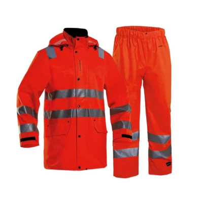 Ensemble Veste + Pantalon Pegasus Haute Visibilité Orange Fluo - Grundéns
