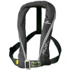Gilet Gonflable Pilot 165N manuel avec harnais par Plastimo, Noir